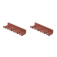 thumbnail image 2 of Matsuzay Gancho para colgar sin perforaciones montado en la pared Soporte para de Colgador de almacenamiento de cable multifuncional Baño Sala Rojo 2Conjunto, 2 of 6