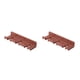 thumbnail image 4 of Yuarrent Ganchos colgantes sin perforación montados en la pared, soporte impermeable para de dientes, colgador de almacenamiento de Cable Rojo 2piezas, 4 of 6