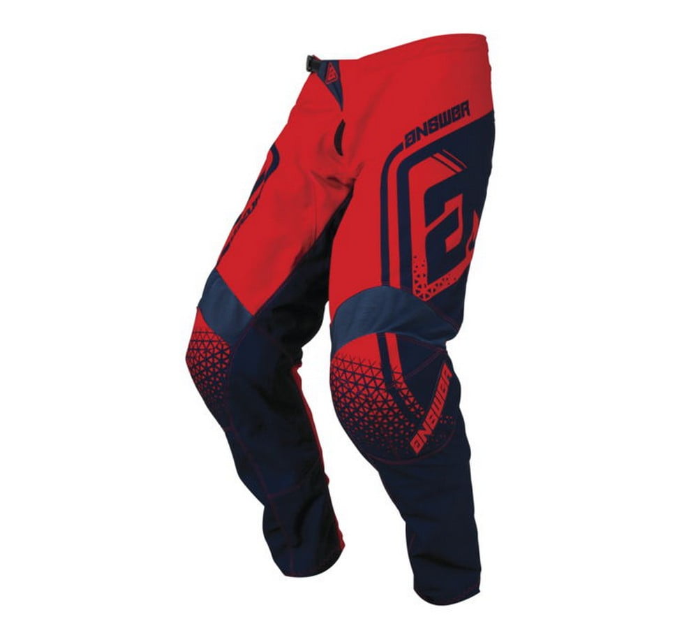Answer Racing Men's A19 Syncron Air Drift Pant 38 Fog/Bright Red 