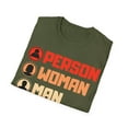 thumbnail image 4 of Funny Person Woman Man Camera TV Novelty Graphic Unisex Softstyle T-Shirt, 4 of 4