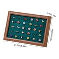 thumbnail image 3 of FENOHREFE Elegant Jewelry Display Tray Convenient Accessories Holder Plate Earrings Necklaces Bracelets, 3 of 7