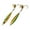#87 Green Orange, variant on Shout! Blade Shotel Metal Sinking Jig with Assist Hook 126BS / 40g