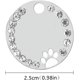 thumbnail image 2 of 2 piezas de placas de identificación con grabado. Etiqueta de dirección Etiqueta de perro Etiqueta de perro Regalo personalizado de identificación de mascota, 2 of 5