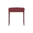 thumbnail image 3 of Hawthorne Collections Table d'Appoint Adirondack d'Extérieur en Bois Transitionnel, Rouge, 3 of 12