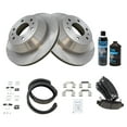 thumbnail image 2 of TRQ Rear Premium Posi Brake Pad & Rotor Kit with Parking Shoes w/Chemicals BKA17154 Fits select: 2002-2007 CHEVROLET TRAILBLAZER, 2002-2007 GMC ENVOY, 2 of 6