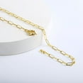 thumbnail image 7 of Lancharmed 14K Gold Plated Necklace for Women Flat Wire Necklace Gifts for Couples, 7 of 7