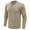 Khaki, variant on VSSSJ Men's Pullover Sweatshirts Relaxed Fit Round Neck Solid Color Long Sleeve Pullover Sweater Casual Winter Warm Comfortable Top Brown XXL