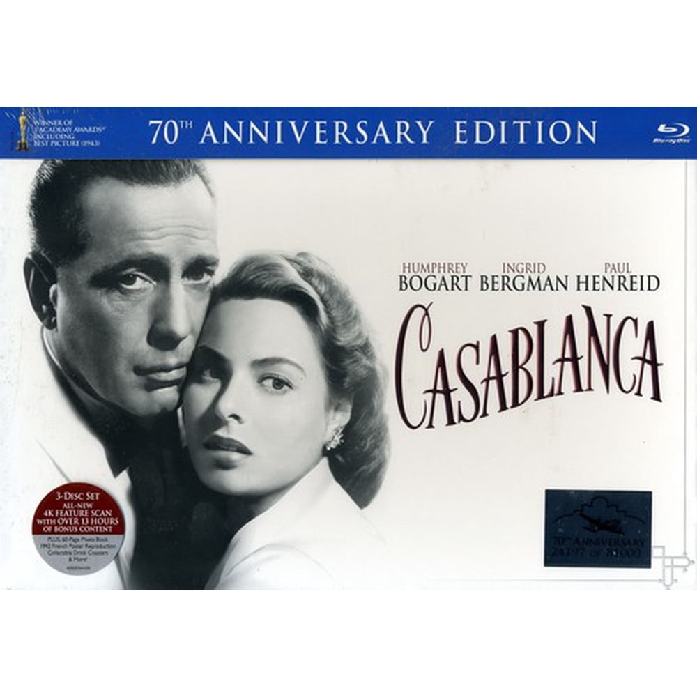 Casablanca (70th Anniversary Edition) (Bluray + Bluray + DVD)
