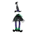 thumbnail image 3 of Floleo Halloween Witch Wine Bottle Cover Funny Halloween Decorations Witch Hat And Legs Decorative Wine Bottle Topper Covers Table Centerpiece For Dinner Home Party Decor Halloween Gifts, 3 of 5