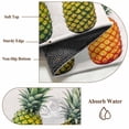 thumbnail image 2 of Gradient Pineapple Bathroom Rug Washable 2x3 Entryway Rug Non Slip Watercolor Modern Fruit Front Door Mat Low Pile Indoor Doormat Throw Floor Carpet for Kitchen Bedroom Entrance, 2 of 8