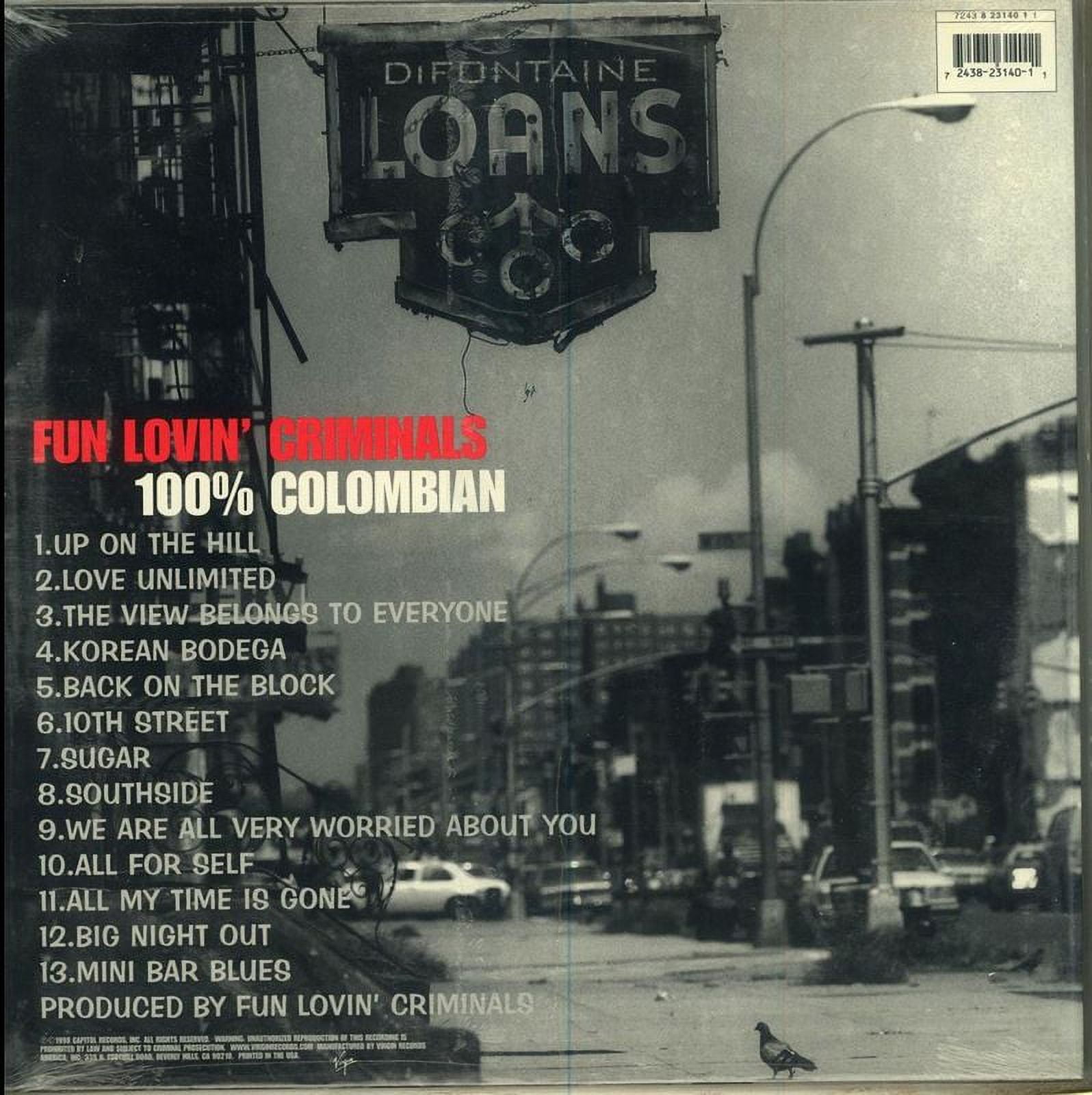 欧LP Fun Lovin Criminals 100% Colombian 724382314011 CAPITOL /00260 Fun Lovin Criminals - 100% Colombian - Amazon.com Music