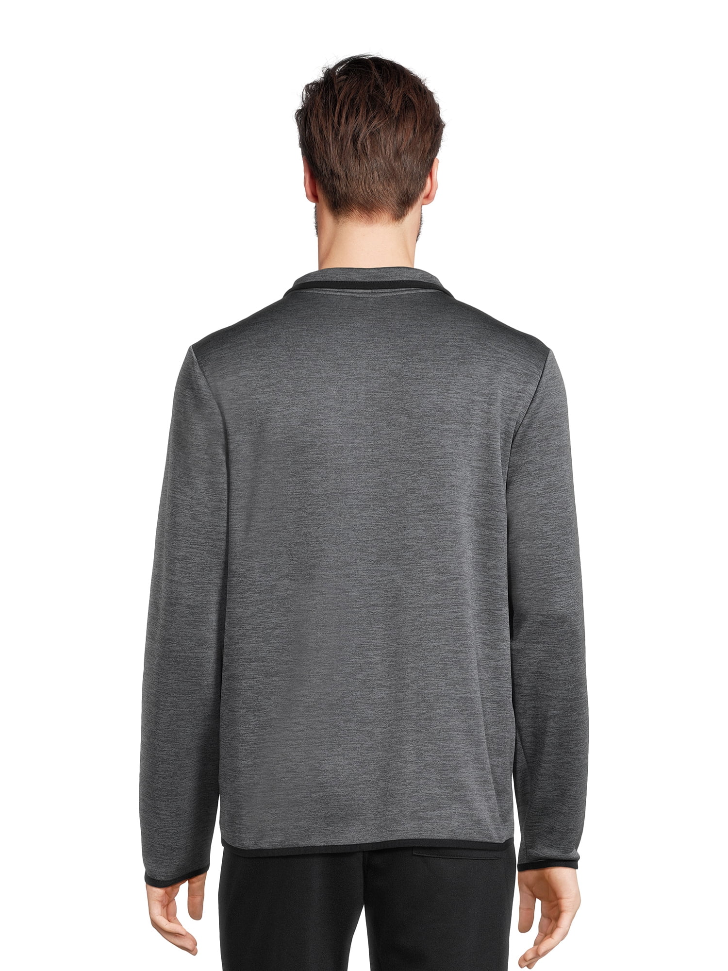 Athletic Works Men's Quarter Zip Tech Fleece Pullover, Sizes S-3XL