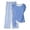 Blue, variant on Bovxnpu Women 2 Piece Loungewear Set Beach Vacation Sweatsuit Tracksuit Set Women's 2Pcs OutPrint Pants & Short Sleeve Top Round Neck Tied Waist Loose Casual Summer Outfits