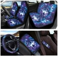 thumbnail image 2 of KUIFORTI Western Cowboy Front Set and Rear Split Bench Seat Covers for Cars Aztec Auto Seat Covers Seatbelt Strap Pads Car Steering Wheel Cover Car Armrest Cover for Cars,Trucks&SUVs, 2 of 5