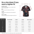 thumbnail image 5 of Gukieu Modern USA Deer Head Print Men's Short-sleeved Shirts, Button-down Pocket Shirts, T-shirts, Beach Vacation Travel Summer Clothing-Small, 5 of 5