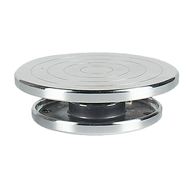 Durable Wheel Turntable Cerámica Crafting Stand Turn Table Decoración de pasteles Giratorio Banding Crafts Heavy Duty para modelo 20 centímetros Gloria Rueda de cerámica
