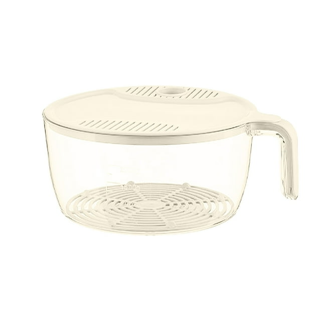 Chmadoxn Bols à Mélanger, Bols à Soupe à Main - Panier pour Riz et Légumes Panier d'Égouttage pour Fruits et Légumes Récipient de Fraîcheur pour Réfrigérateur Bol d'Égouttage