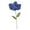 Blue, variant on Vickerman 23" Pewter Hibiscus Artificial Christmas Pick, 3 per Bag