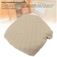 thumbnail image 4 of Center Console Cover PU Leather Protective Armrest Box Lid Center Console Armrest Box Lid Center Console Pad with 40 20 40 Jump Car Console Cover with Comfortable Armrest Cushion, 4 of 7