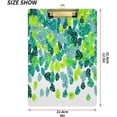 thumbnail image 2 of FMSHPON Tropical Jungle Leaves Clipboard Hardboard Wood Nursing Clip Board and Pull for Standard A4 Letter 13x9 inches, 2 of 7