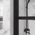 thumbnail image 4 of Dvasovio Black 31.50" x 55.12", 1/4" Thick Clear Pivot Shower Door, 4 of 12