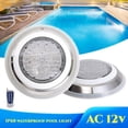 thumbnail image 6 of Led Swimming Pool Light 20W30W 40W 50W 60W Silver Waterproof Lamps Stainless Steel Ip68 Underwater Lights AC12V RGB Piscina Lamp ,High Performance, 6 of 6