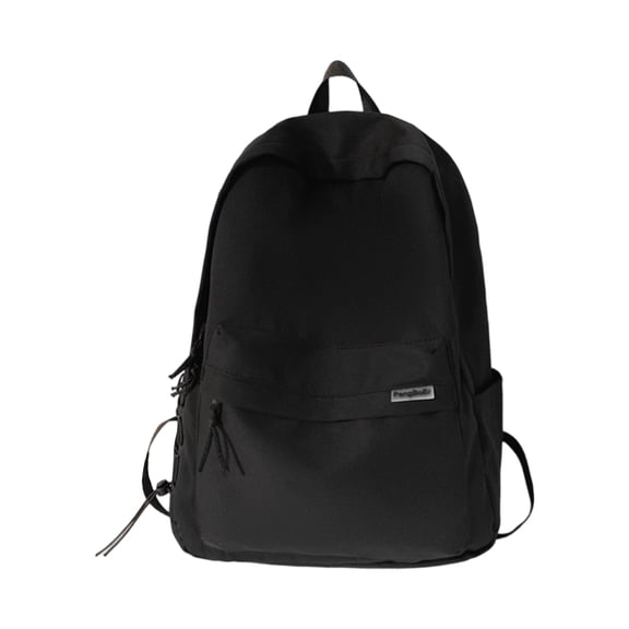 Casual Laptop Backpack for Men and Women, Black Work Backpack Lightweight Travel Back Pack, Backpack for College Students and High School Students (A)