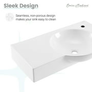 Chateau 30 Right Side Faucet Wall-Mount Bathroom Sink