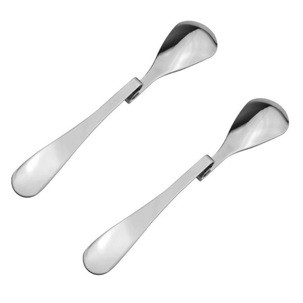 EeaseMX 2 cucharas de café colgantes, cucharas de café profesionales, cucharas de café premium