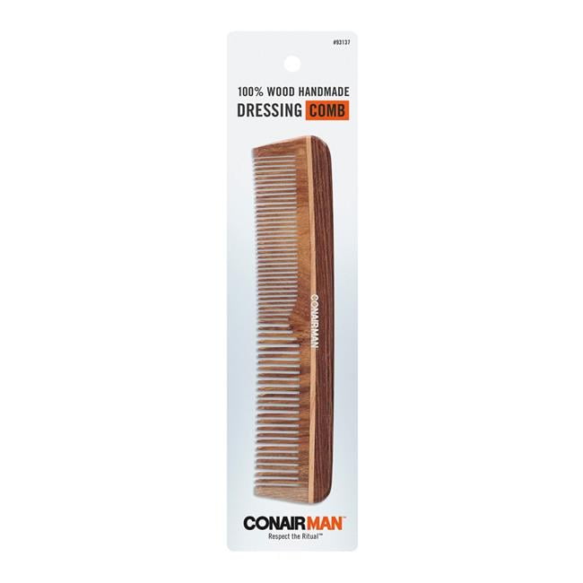 CONAIRMAN 100% Wood Handmade Dressing Comb