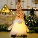 thumbnail image 2 of Decoración navideña, lentejuelas navideñas con luces, muñeco Rudolph, adornos luminosos de muñeco sin rostro, 2 of 4