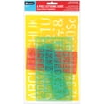 thumbnail image 2 of Westcott Lettering Stencils, Assorted Sizes and Colors, Set of 4, 2 of 3