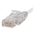 thumbnail image 3 of Monoprice SlimRun - Patch cable - RJ-45 (M) to RJ-45 (M) - 2 ft - UTP - CAT 6 - booted, riser, snagless, stranded - yellow, 3 of 3