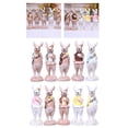 thumbnail image 2 of lixuesong Creative Resins Rabbits Family Statue Table Ornaments Home Decoration Accessories Birthday, 2 of 3