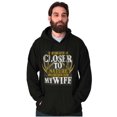 thumbnail image 4 of Hunter Husband Close to Nature Funny Men's Big & Tall Graphic Hoodie Brisco Brands 2X, 4 of 5