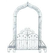 Woodland 63386 Sturdyg Metal Garden Gate in Black Finish