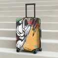 thumbnail image 6 of Honeii Fishing Bass Elastic Luggage Cover, featuring double-sided printing, is the ideal companion for travel, business trips, and daily use(not included suitcase )-Large, 6 of 7