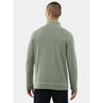 thumbnail image 4 of George Men's Quarter Zip Pullover with Long Sleeves, Sizes S-3XL, 4 of 5