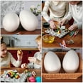 thumbnail image 2 of White Foam Easter Egg For DIY Craft And Handcraft Class 4Pcs 5.9*3.9*3.9in, 2 of 8