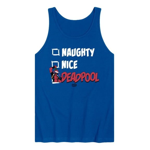 Marvel - Naughty Nice Deadpool - Men's Sleeveless Graphic Tank