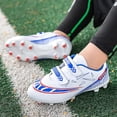 thumbnail image 3 of Zapatos de fútbol para niños, botines de fútbol para niños y niñas, calzado deportivo de entrenamiento de hierba, zapatillas de deporte Yj6210A-blanco-33 Sailing Electrónica, 3 of 3