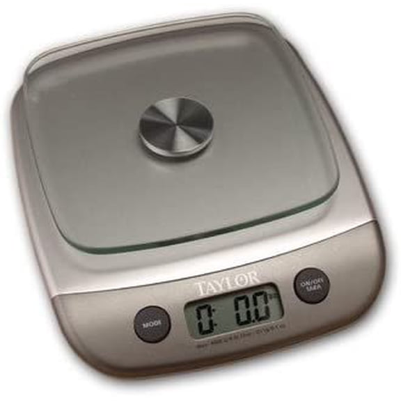 Taylor Digital Kitchen Scale Set - Digital Display, Battery Powered - Set of 6, Black