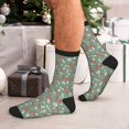 thumbnail image 7 of Pofeuu Retro Hippie Groovy Mushroom Print Crew Socks, Adult Running Hiking Socks for Youth and Adult, 7 of 7