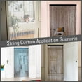 thumbnail image 4 of Doorways String Curtain Door Curtains,Bedroom Decor Kitchen Closet Living Room Laundry Fringe Hallway Tassel Screen Room Divider Boho Hippie Hanging for Wedding and Party(39×79in/100×200cm, Deep Ecru), 4 of 15