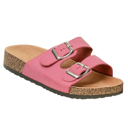 women's casual buckle straps sandals flip flop platform footbed sandals