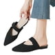 thumbnail image 5 of Mulas Y Zuecos Zapatos Tobografiadas Planas para Mujeres Puntiagudas Deslizándose Interiores Al Aire Libre, 5 of 9