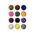 thumbnail image 1 of 12 colores Nail P-owder Nail Art Glitter P-owder pigmento luminoso TFixol Polvo para decoración de uñas, 1 of 7