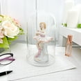 thumbnail image 2 of Plymor 4" x 7" Glass Display Dome Cloche (Clear Glass Tray Base), Pack of 2, 2 of 3