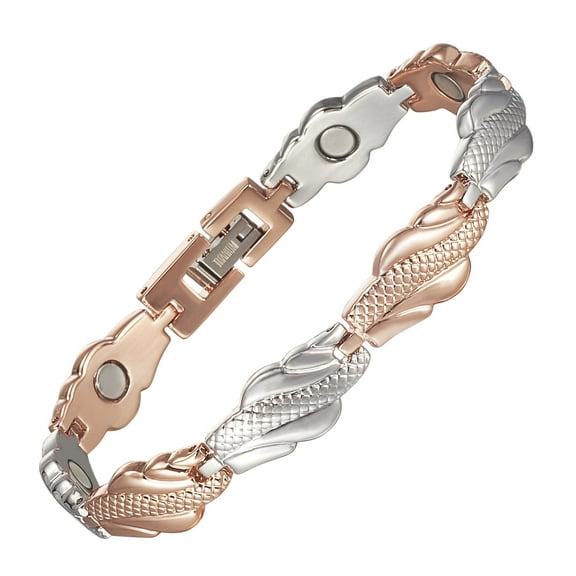 Wollet Magnetic Stainless Steel Bracelet for Women Trendy, Gift for Girlfriend, Gold