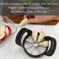 thumbnail image 4 of Mainstays Stainless Steel Apple Slicer Wedger, Black, 4 of 9